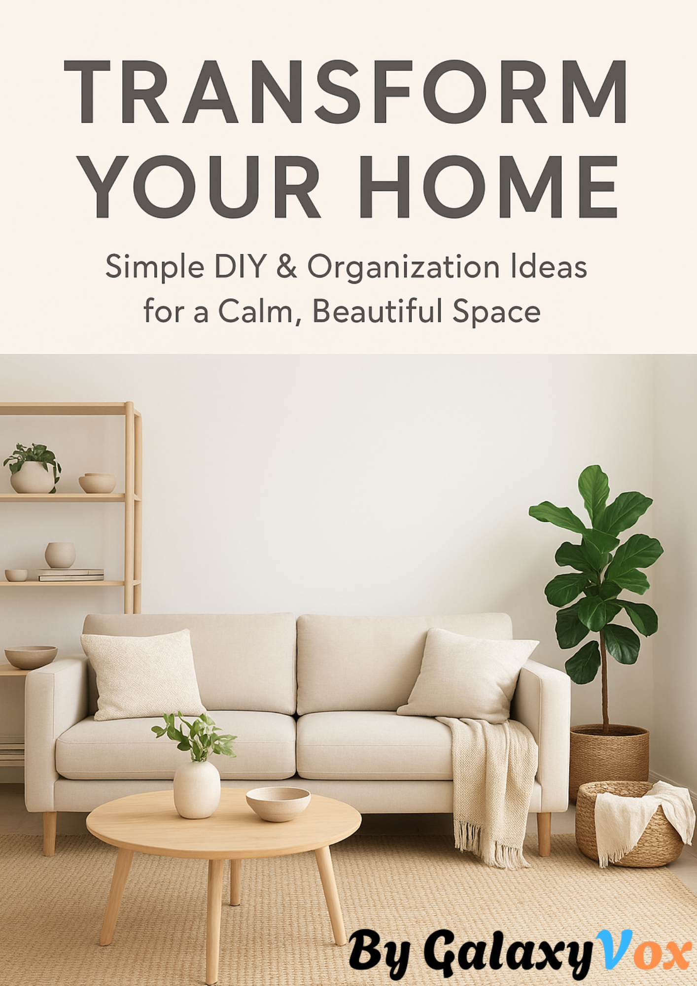 Transform Your Home Simple DIY & Organization Ideas for a Calm, Beautiful Space