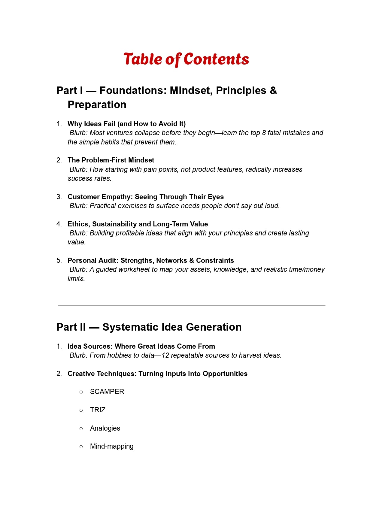From Idea to Impact A Step-by-Step Blueprint to Validate, Launch, and Scale Profitable Businesses