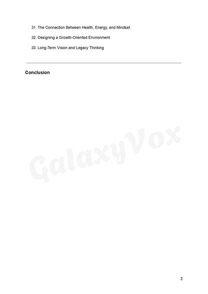 The Entrepreneur’s Mind Resilience, Growth, and Vision